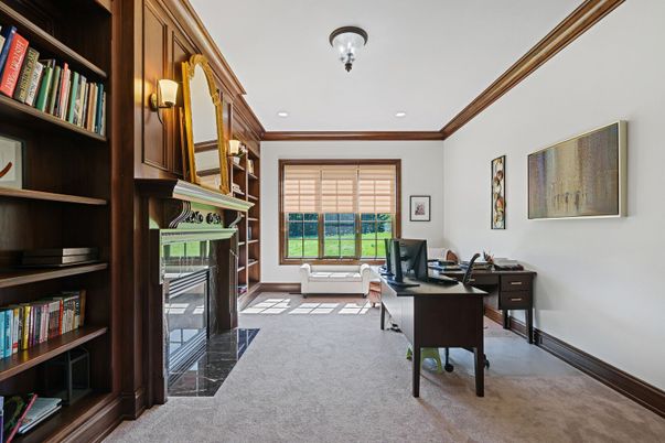 Home Office, Interior, Recessed Lighting