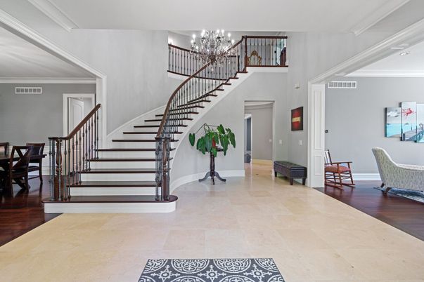 Chandelier, Interior, Wood Texture Flooring