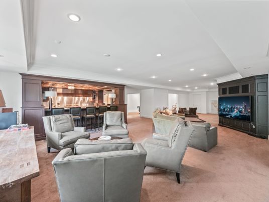 Interior, Living room, Recessed Lighting