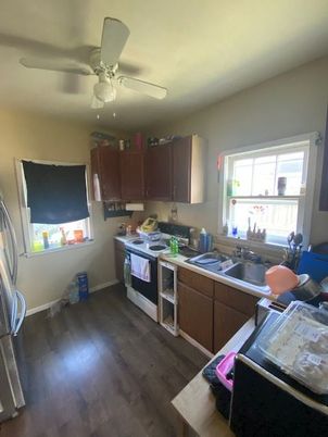 Interior, Kitchen, Wood Texture Flooring