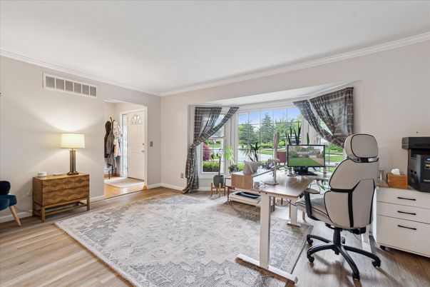 Home Office, Interior, Wood Texture Flooring