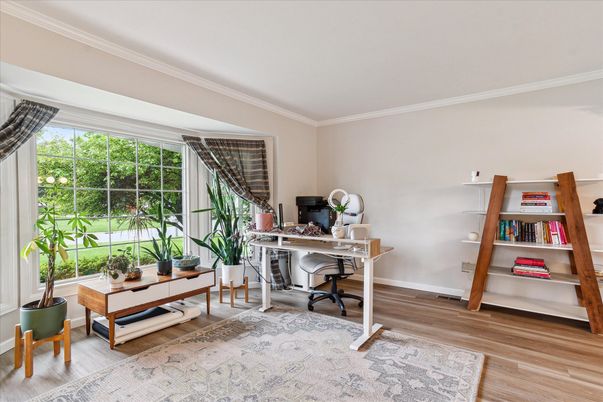 Home Office, Interior, Wood Texture Flooring