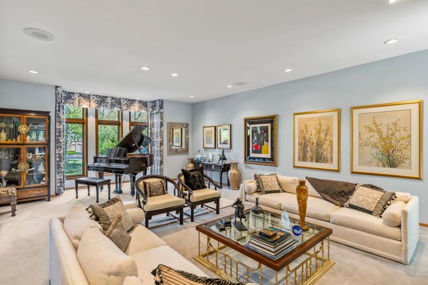 Interior, Living room, Piano, Recessed Lighting