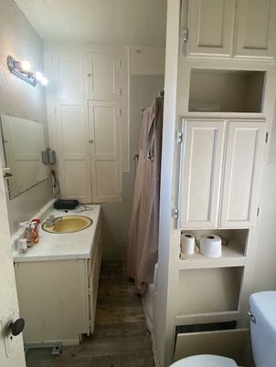 Bathroom, Interior, Wood Texture Flooring