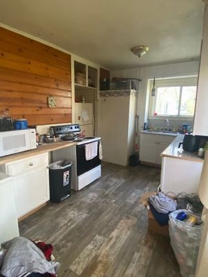Interior, Kitchen, Wood Texture Flooring