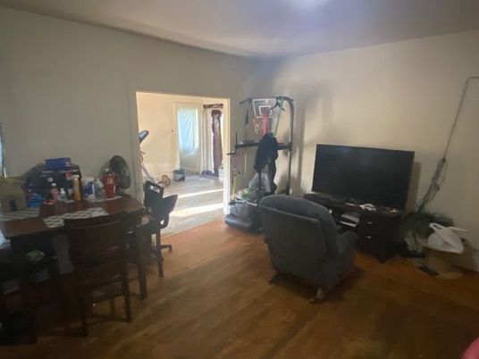 Fitness Equipment, Home Office, Interior, Wood Texture Flooring