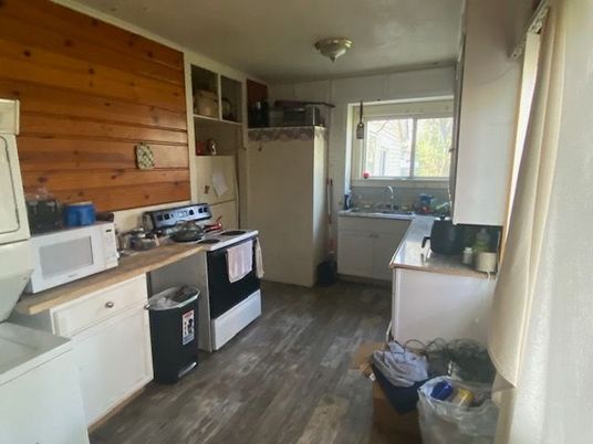 Interior, Kitchen, Wood Texture Flooring