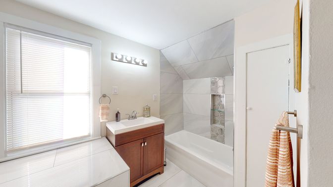 Bathroom, Glass Shower, Interior