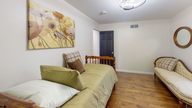 Bedroom, Interior, Wood Texture Flooring