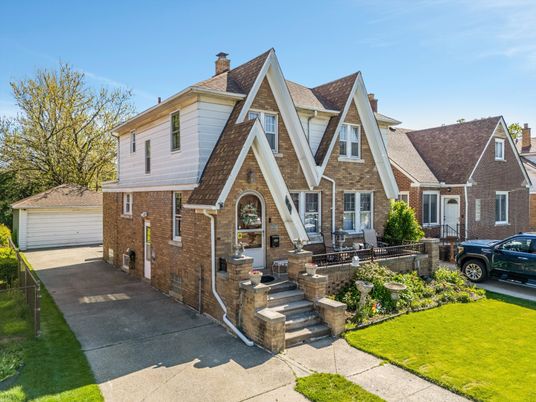 Exterior, Facade, Brick Facade, Tudor Revival