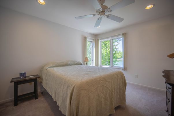 Bedroom, Interior, Recessed Lighting