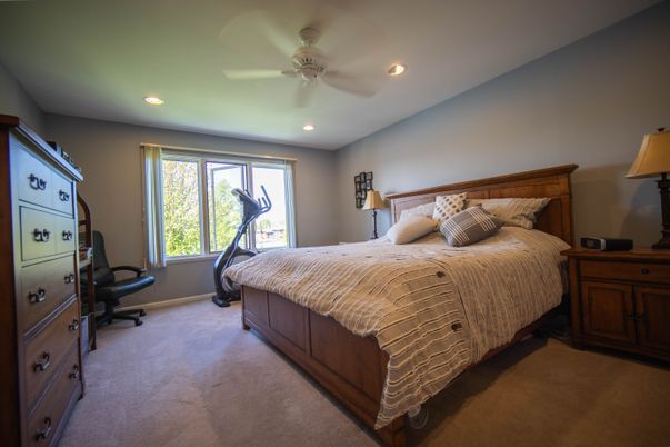 Bedroom, Fitness Equipment, Interior, Recessed Lighting