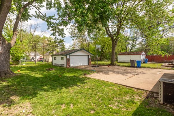 Backyard, Detached Garage, Exterior