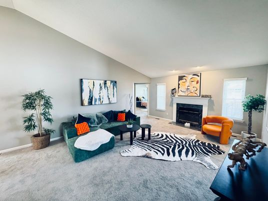 Fireplace, Interior, Living room