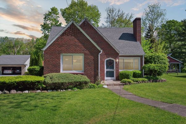 Exterior, Facade, Brick Facade, Tudor Revival