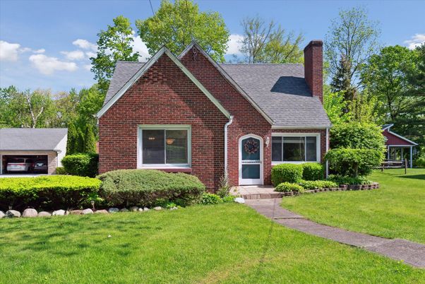 Exterior, Facade, Brick Facade, Tudor Revival