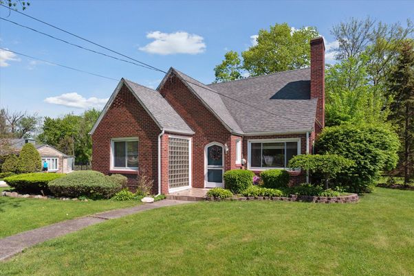 Exterior, Facade, Brick Facade, Tudor Revival