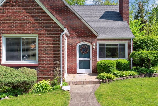 Exterior, Facade, Brick Facade, Tudor Revival