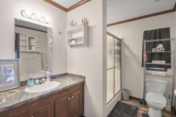 Bathroom, Interior, Wood Texture Flooring