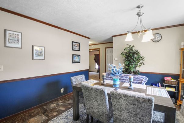 Dining room, Interior, Pendant Lights