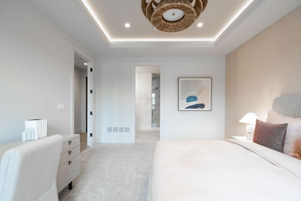 Bedroom, Interior, Recessed Lighting