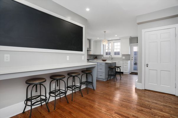 Chandelier, Interior, Kitchen, Recessed Lighting, Wood Texture Flooring