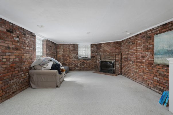 Empty room, Fireplace, Interior, Stone Walls