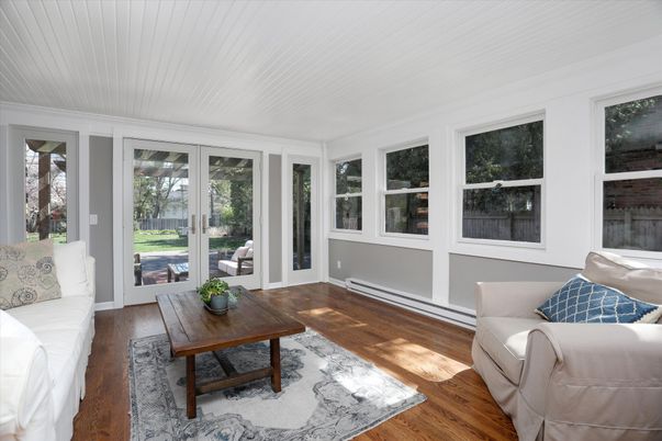 Interior, Sun Room, Wood Texture Flooring