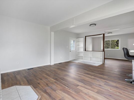 Empty room, Interior, Wood Texture Flooring