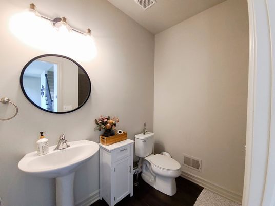 Bathroom, Interior, Wood Texture Flooring