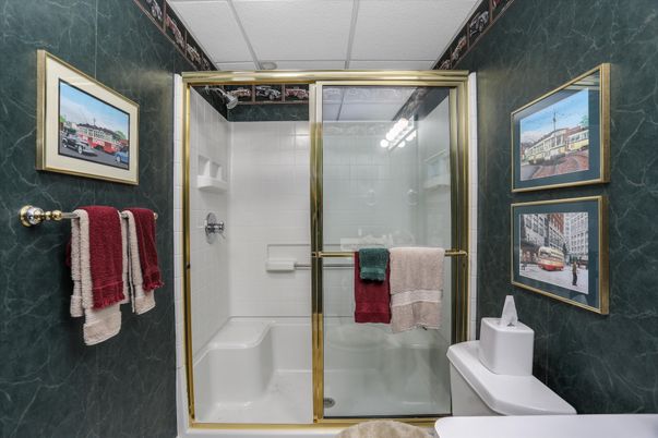 Bathroom, Glass Shower, Interior