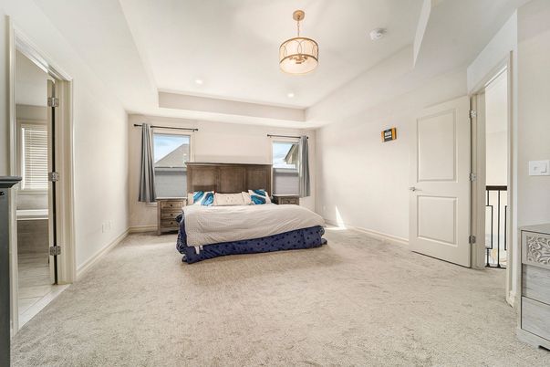 Bedroom, Interior, Pendant Lights, Recessed Lighting