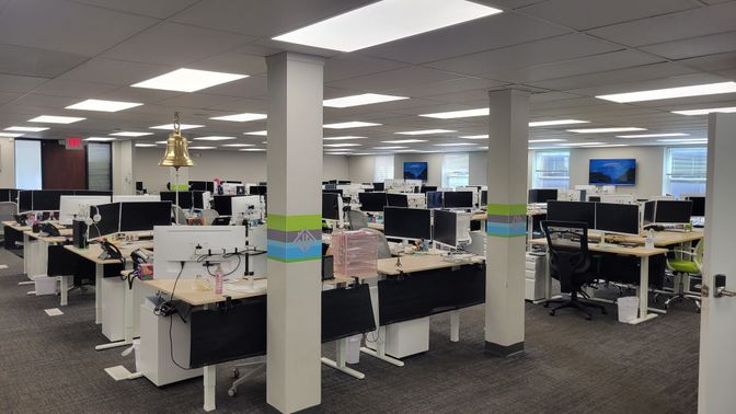 Home Office, Interior, Pendant Lights, Recessed Lighting