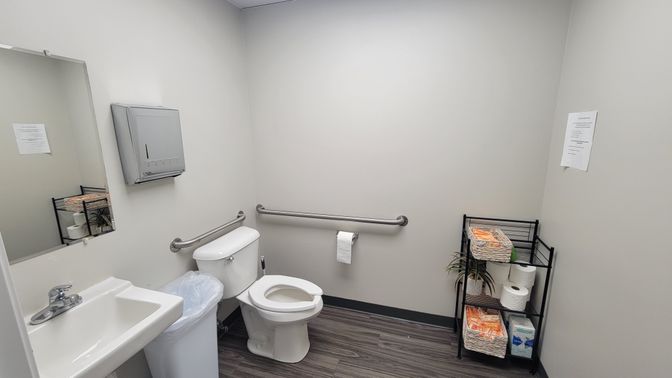Bathroom, Interior, Wood Texture Flooring