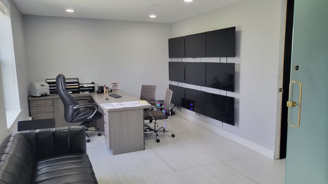 Home Office, Interior, Recessed Lighting