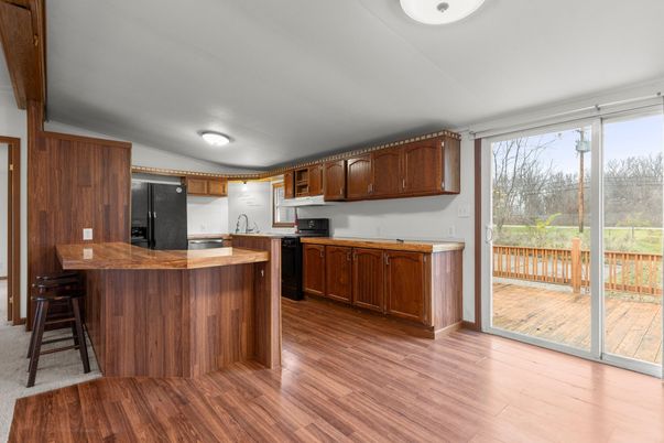 Interior, Kitchen, Wood Texture Flooring