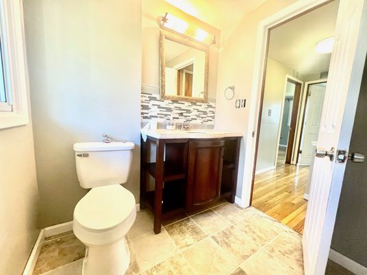Bathroom, Interior, Wood Texture Flooring