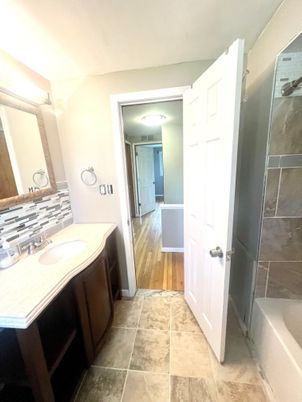 Bathroom, Interior, Wood Texture Flooring