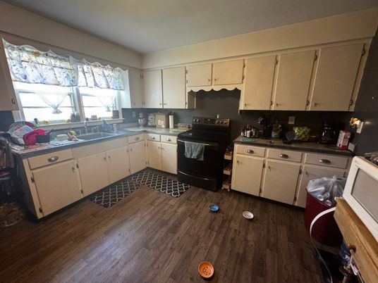 Interior, Kitchen, Wood Texture Flooring