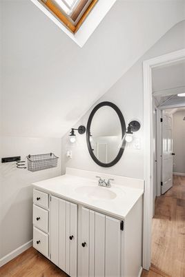 Bathroom, Interior, Wood Texture Flooring