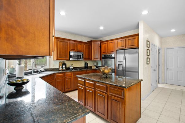 Interior, Kitchen, Recessed Lighting, Stainless Steel Appliances