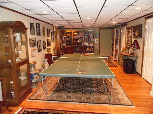 Game Room, Interior, Recessed Lighting, Wood Texture Flooring