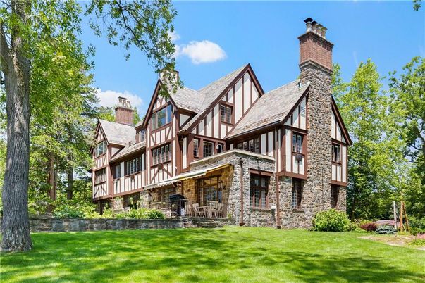 Backyard, Exterior, Facade, Brick Facade, Tudor Revival