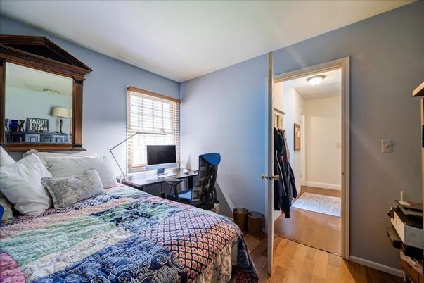 Bedroom, Home Office, Interior, Wood Texture Flooring