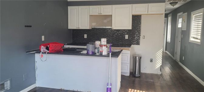 Interior, Kitchen, Wood Texture Flooring