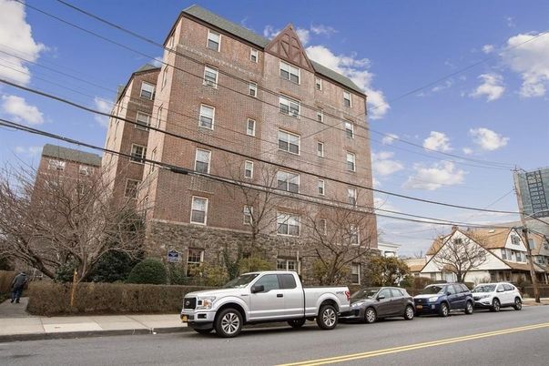 Exterior, Facade, Brick Facade, Condo Building