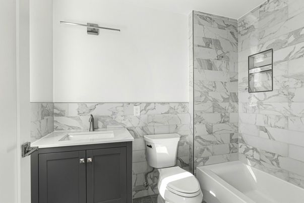 Bathroom, Interior, Marble Walls