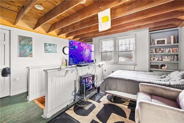 Bedroom, Interior, Wooden Beams, Wooden Ceilings, Wood Texture Flooring
