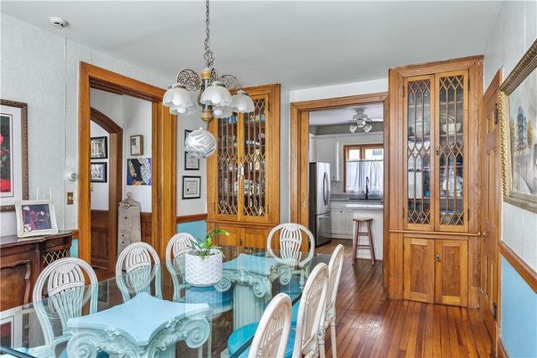 Dining room, Interior, Wood Texture Flooring