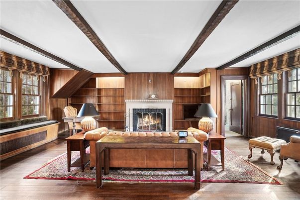 Fireplace, Interior, Wooden Beams, Wood Texture Flooring, Wooden Walls